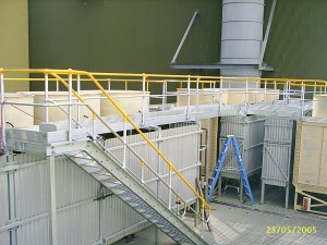 Walkway and Stairs constructed by CQ Steel Industries
